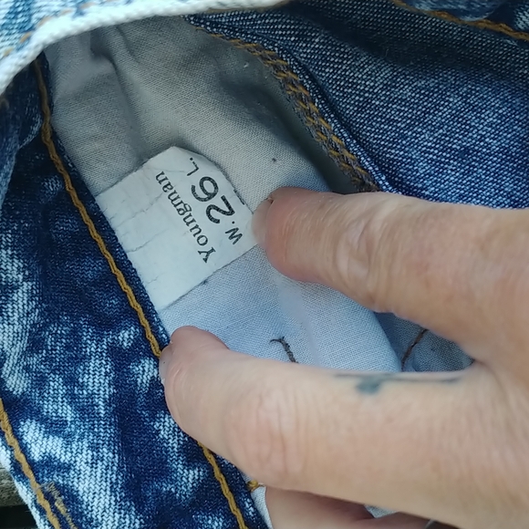 Vintage acid washed jeans - Picture 5 of 6